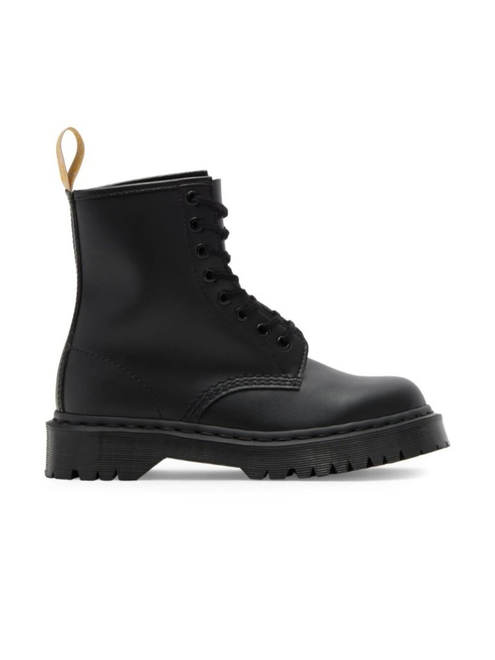 Dr. Martens Vegan 1460 Bex Mono Lace Up Combat Boots Black US Mens 8 / Womens 9 - Picture 3 of 8